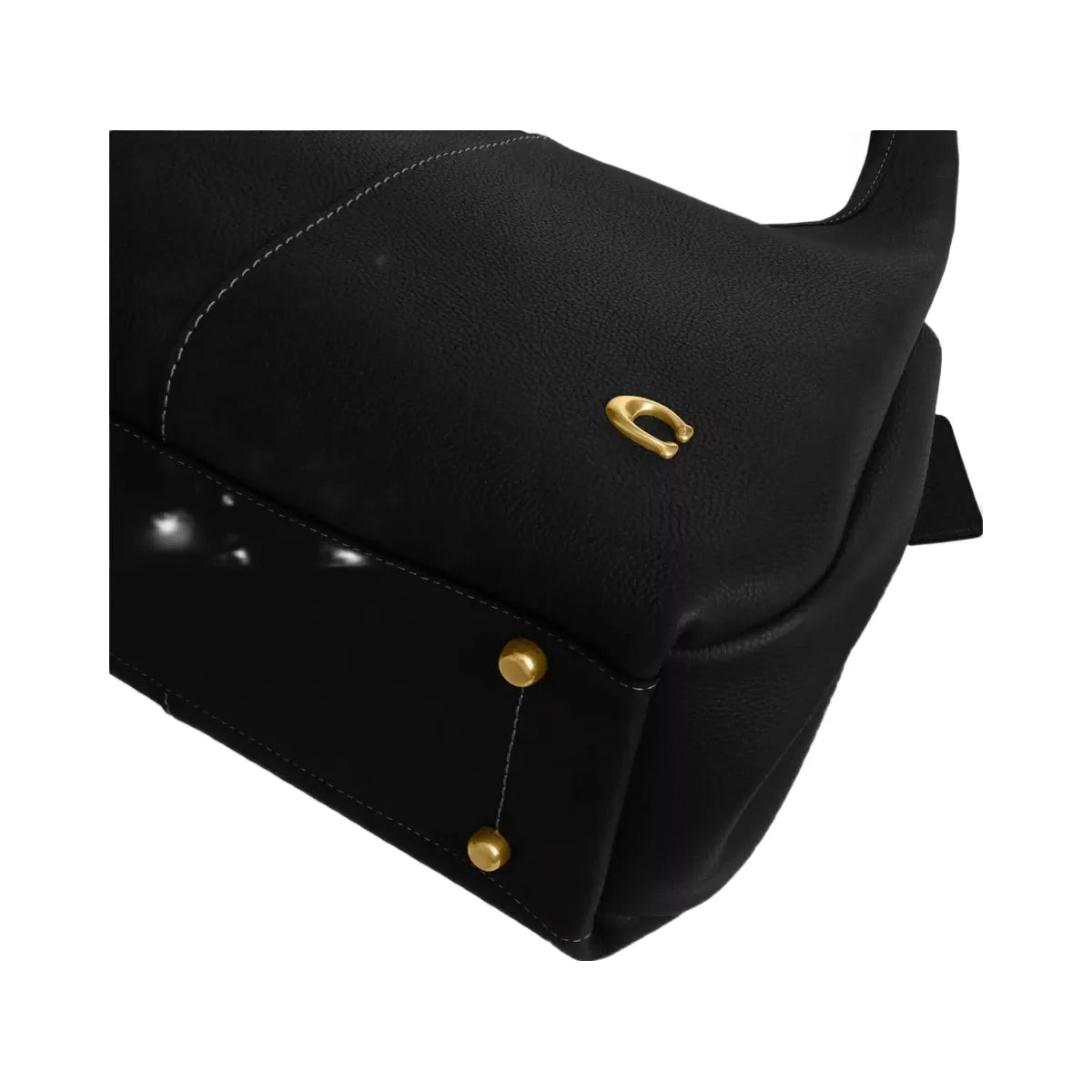 Coach Lana Shoulder Bag in Brass Black