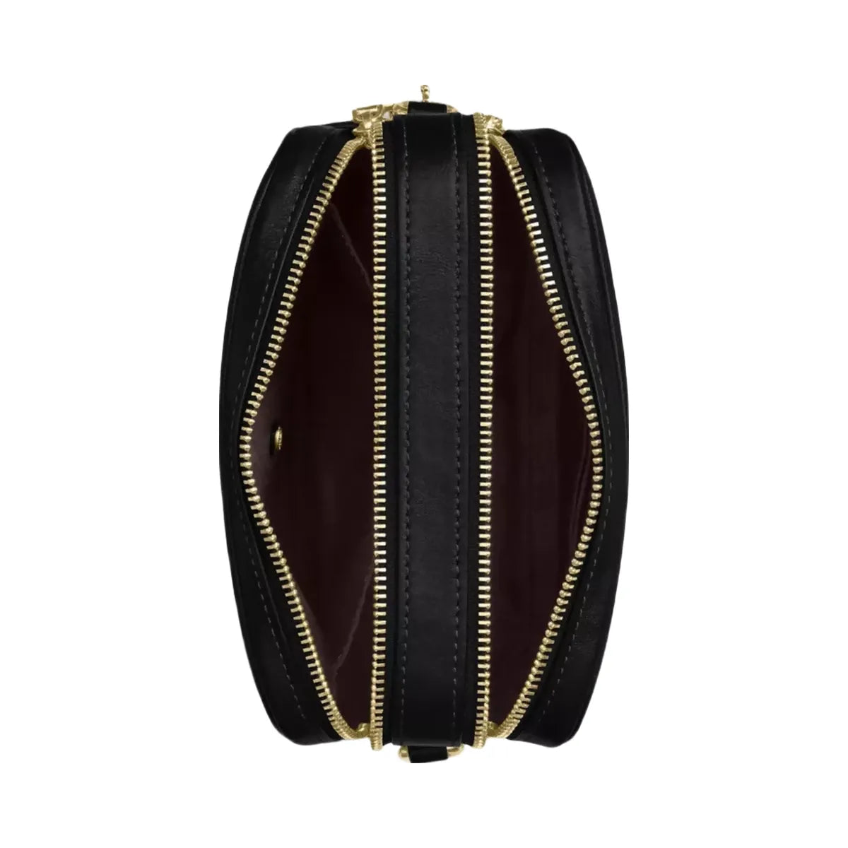 Coach Mini Carey Crossbody Bag in Gold Black