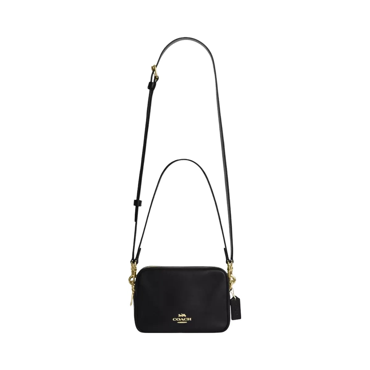 Coach Mini Carey Crossbody Bag in Gold Black