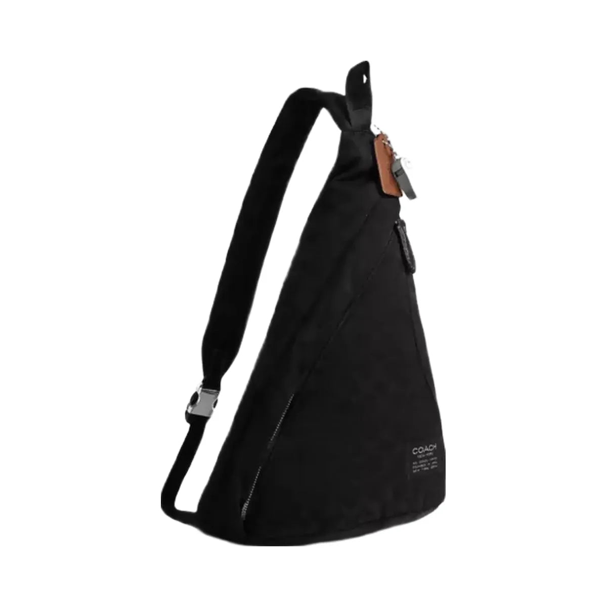 Coach Lachlan Sling In Signature Nylon in Black
