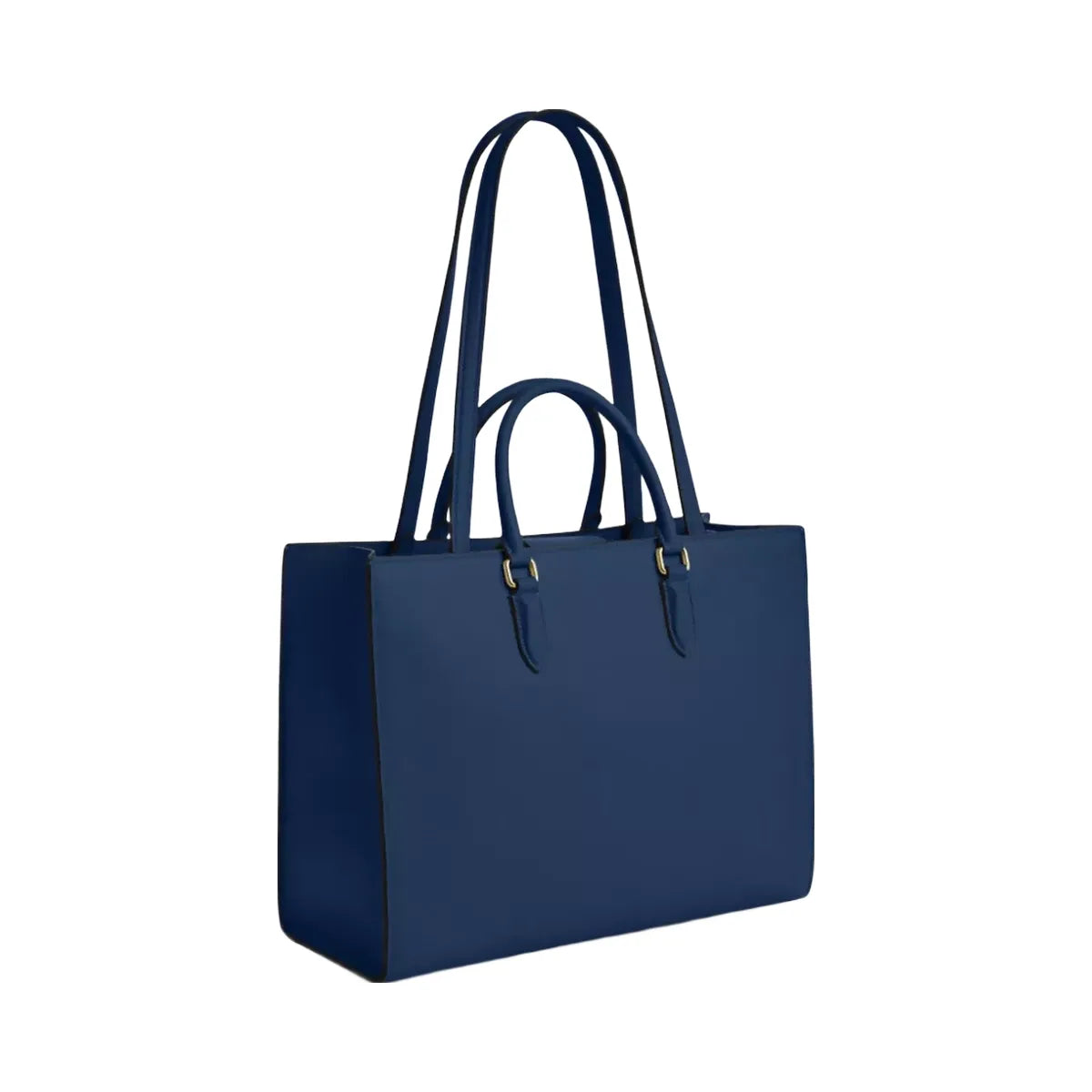 Coach Maggie Tote Bag in Gold Deep Blue