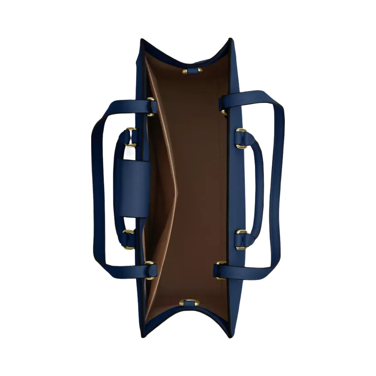 Coach Maggie Tote Bag in Gold Deep Blue