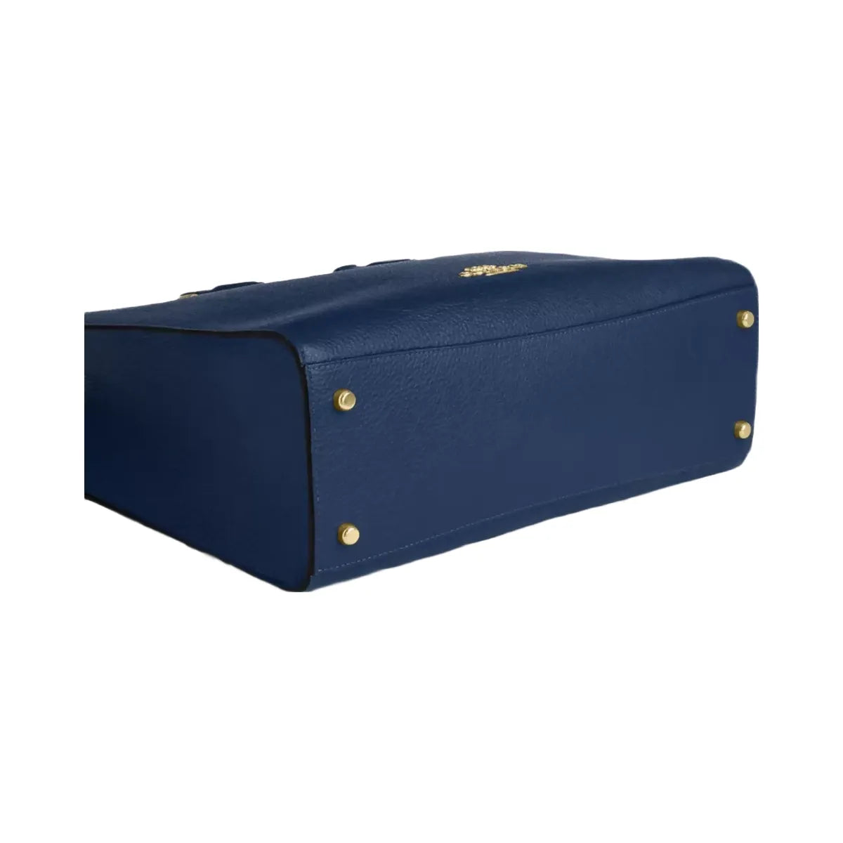 Coach Maggie Tote Bag in Gold Deep Blue
