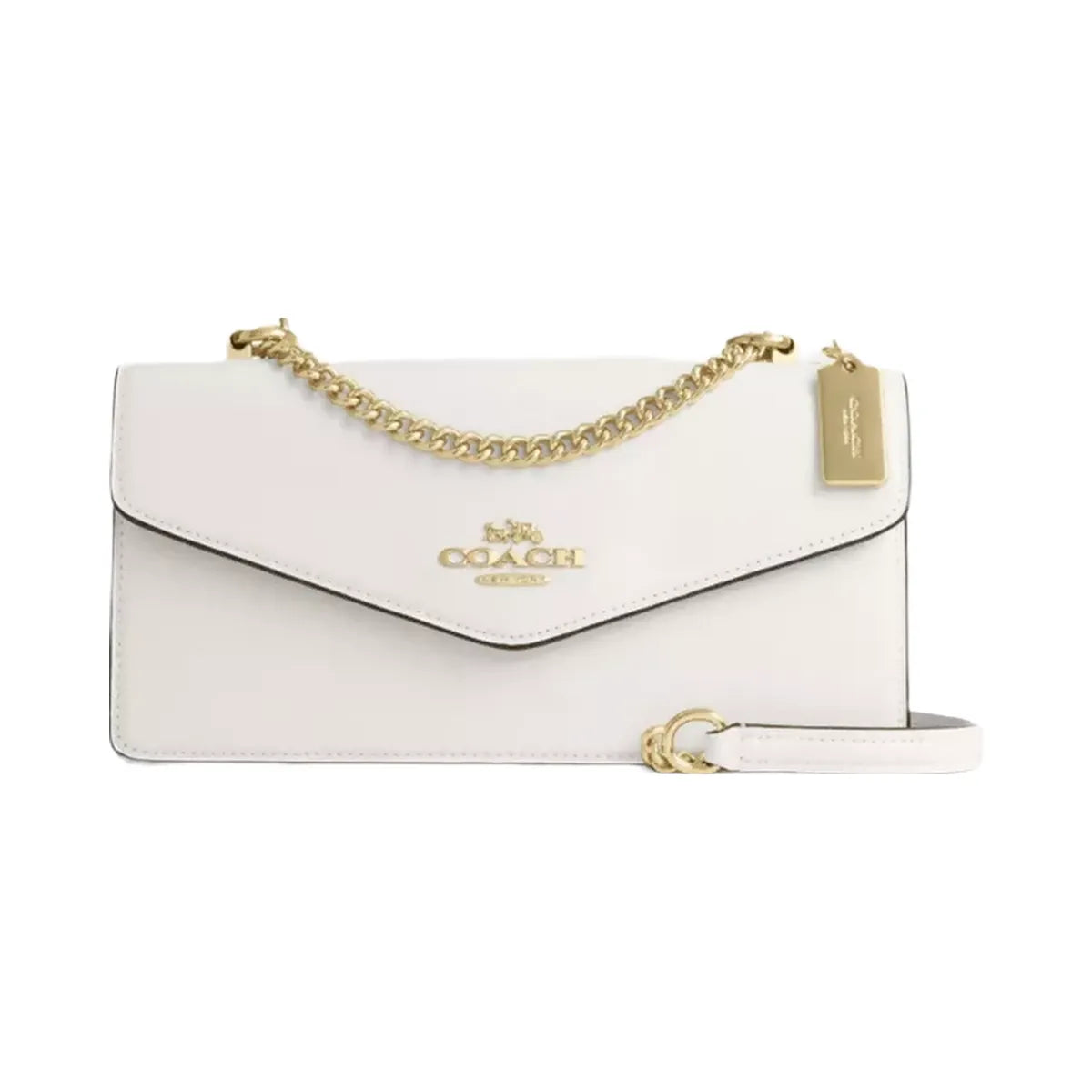 Coach Klare Envelope Crossbody Bag in Gold Chalk