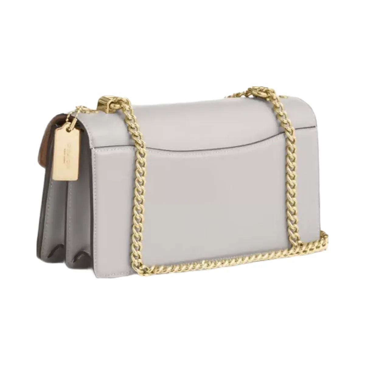 Coach Klare Envelope Crossbody Bag in Gold Dove Grey
