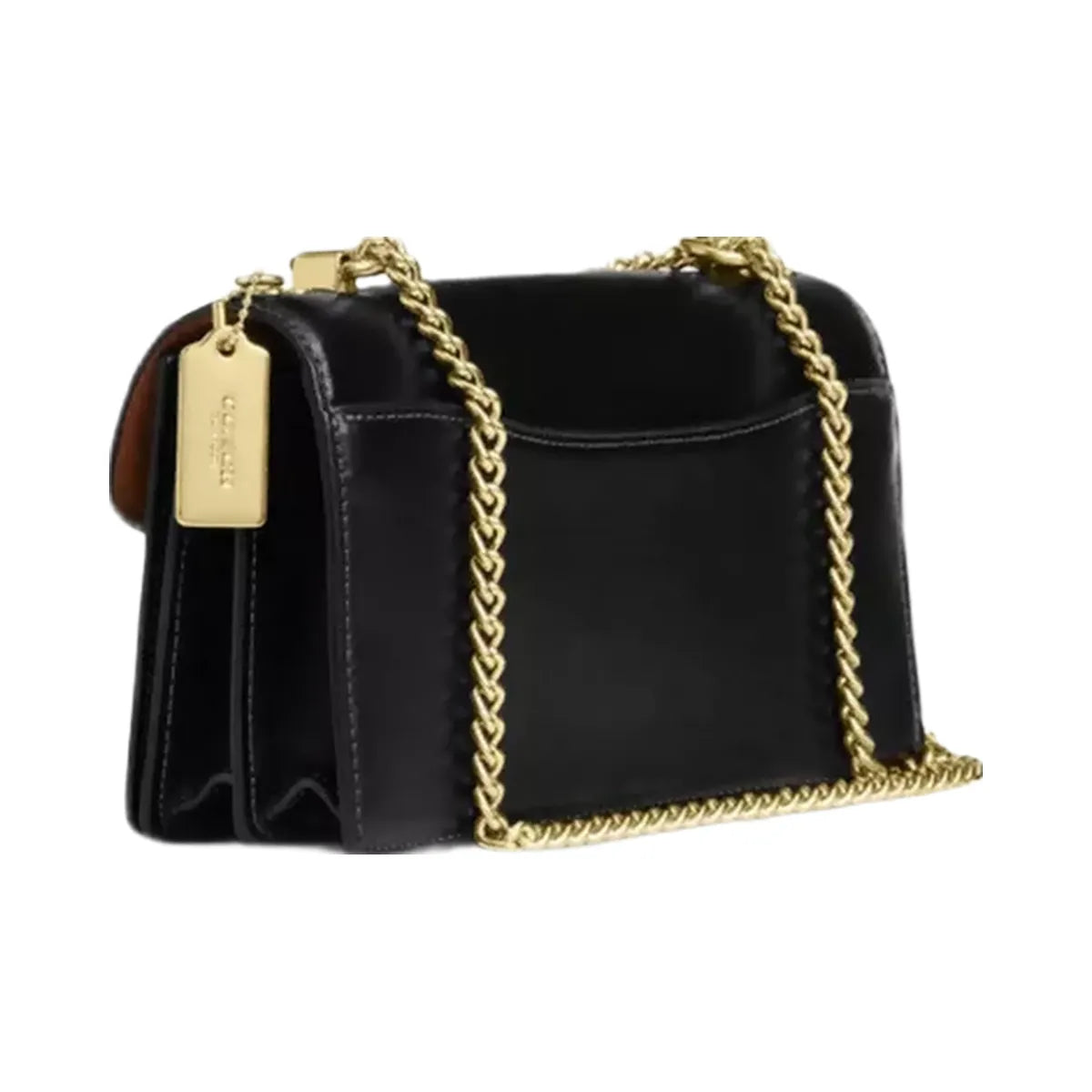 Coach Klare Envelope Crossbody Bag in Gold Black