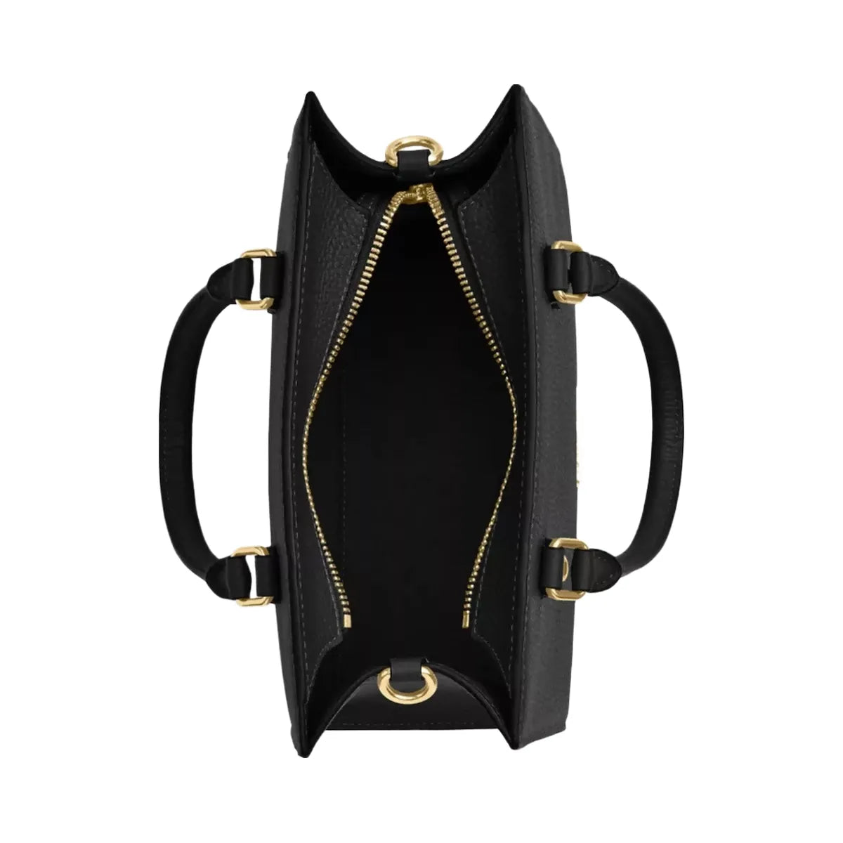 Coach Maggie Small Tote Bag in Gold Black