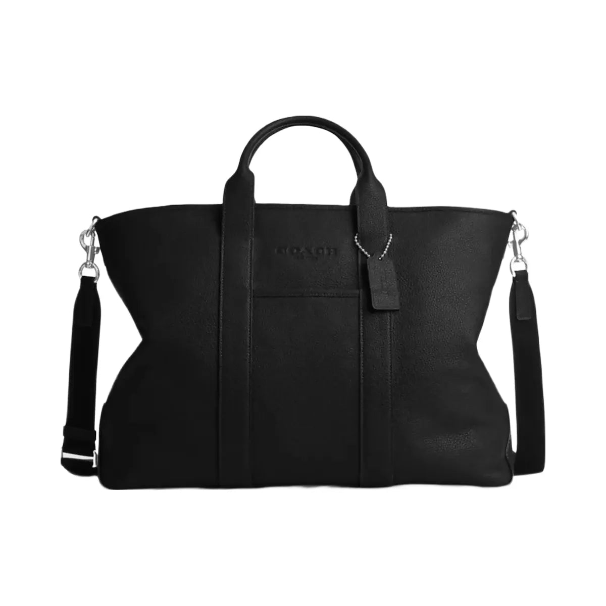 Coach Grayson Tote Bag in Silver Black