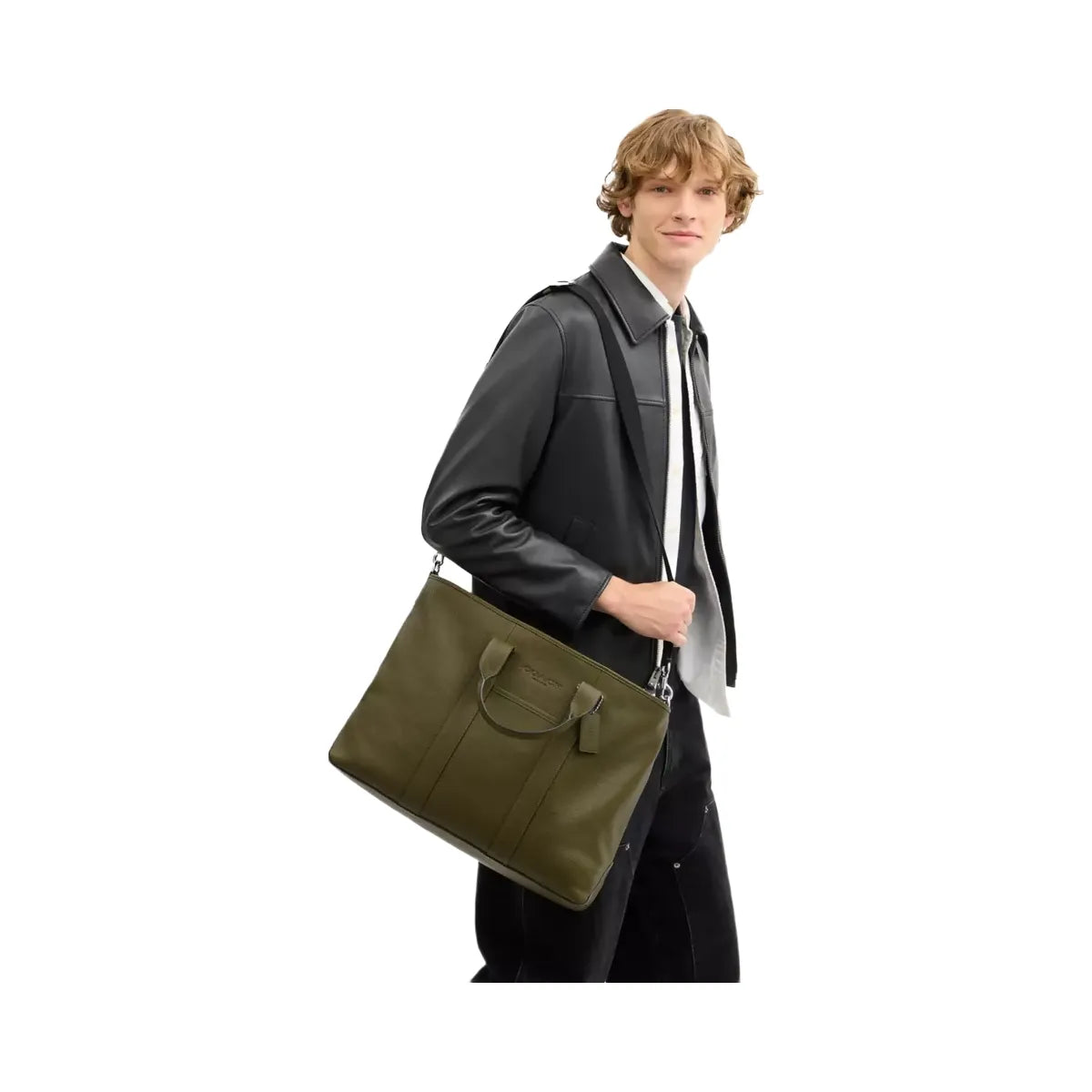 Coach Grayson Tote Bag in Silver Olive