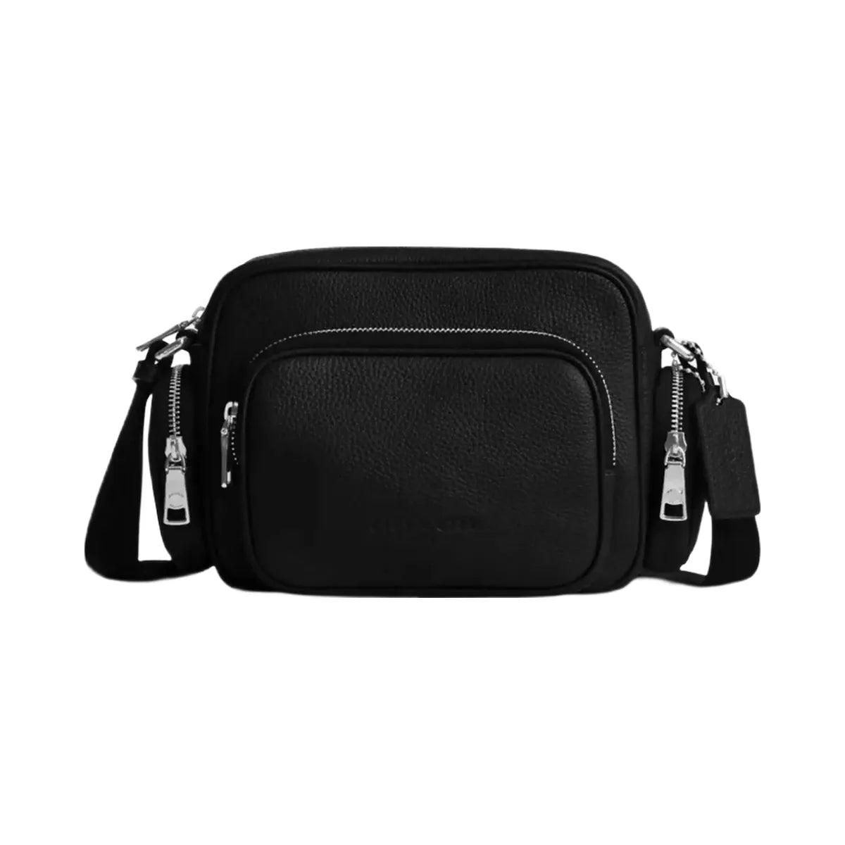 Coach Fletcher Crossbody Bag in Silver Black
