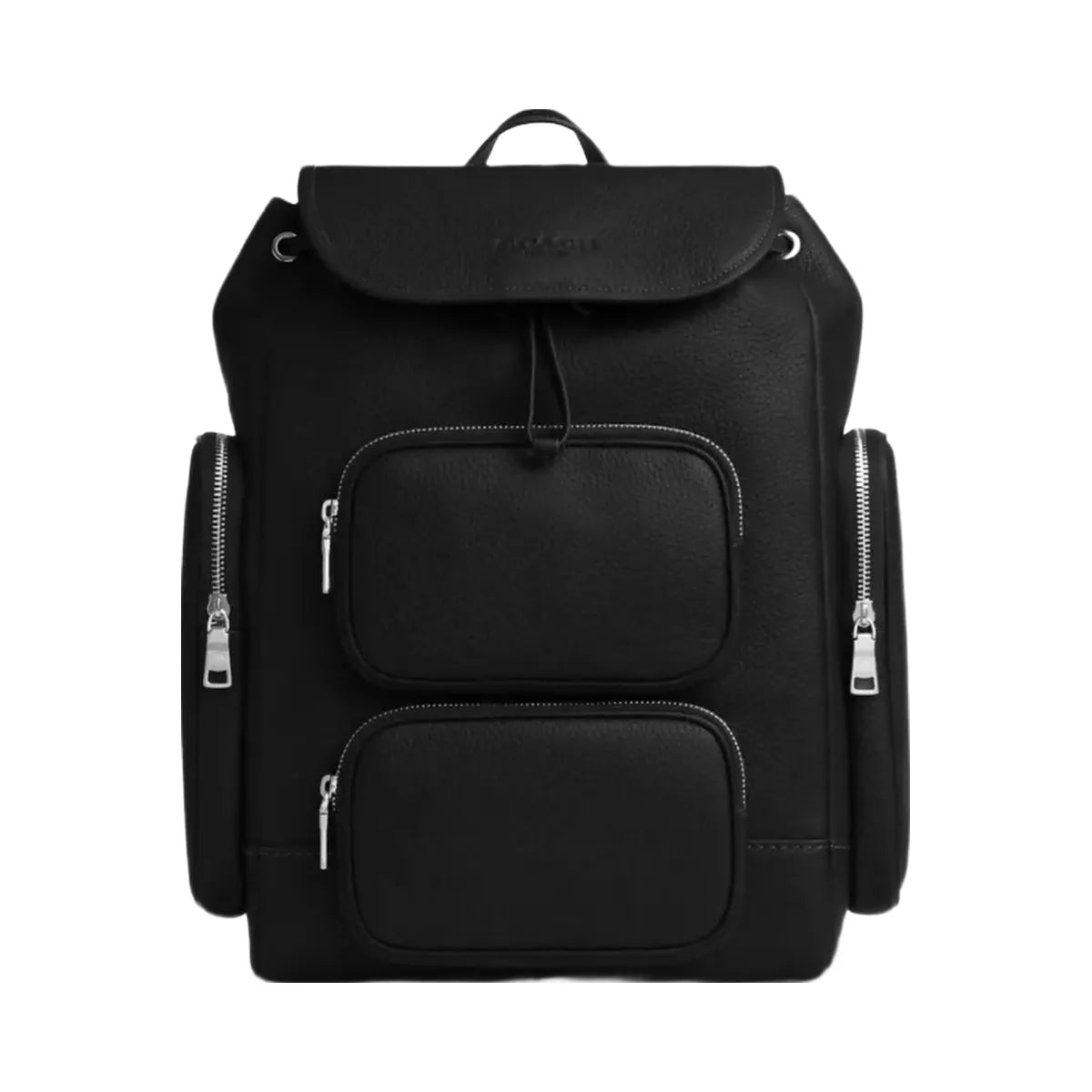 Coach Finn Backpack in Silver Black