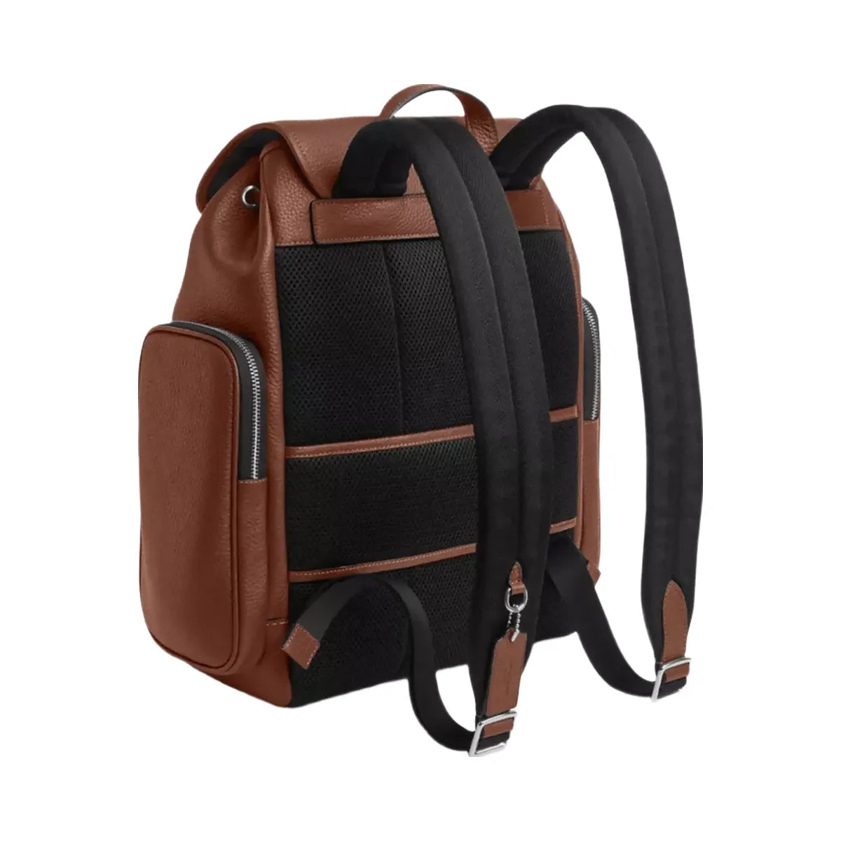 Coach Finn Backpack in Silver Vintage Brown