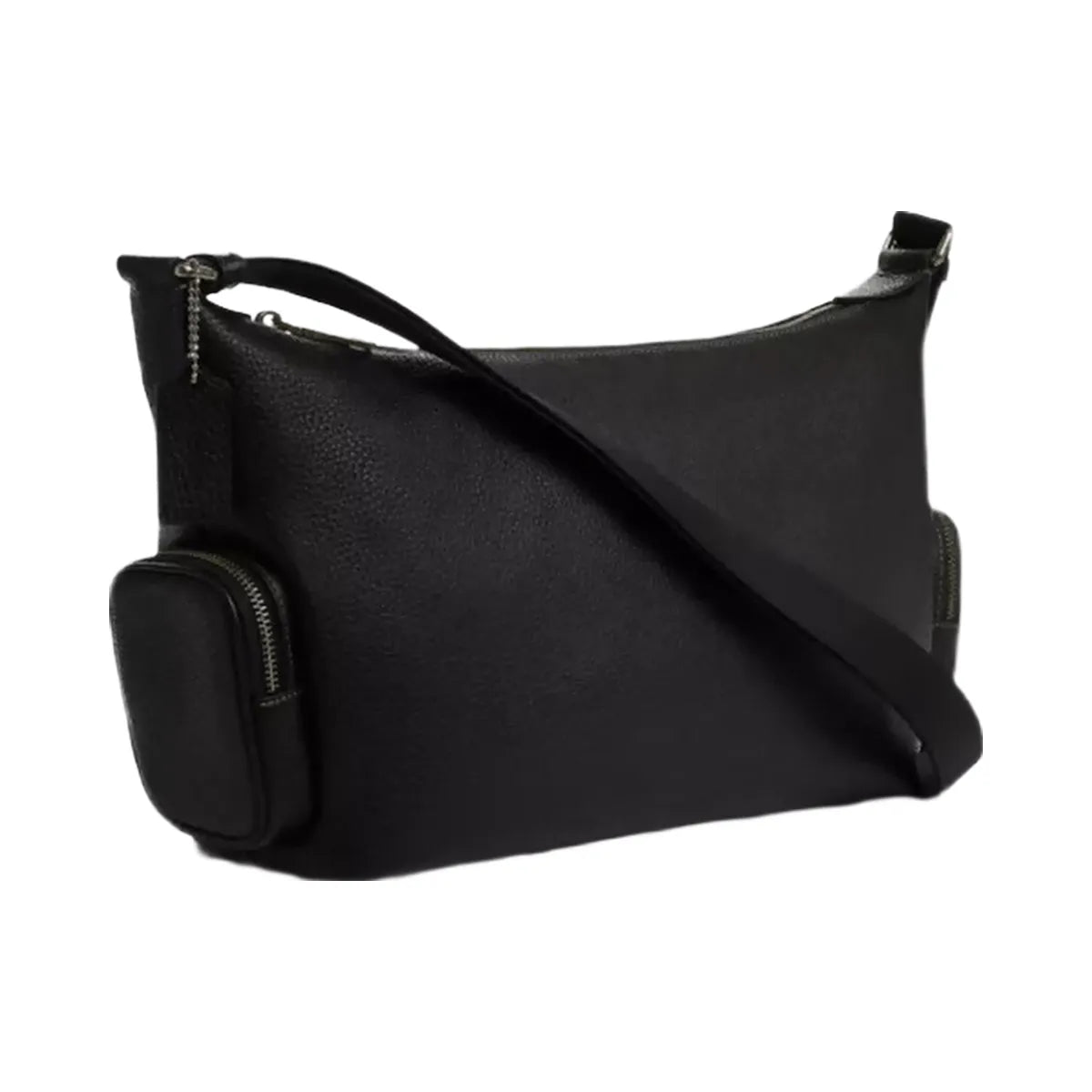 Coach Finn Crossbody Bag With Pockets in Gunmetal Black