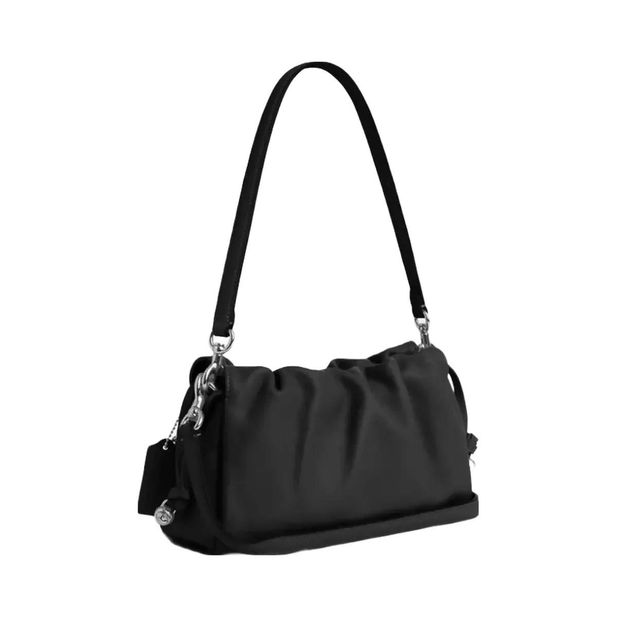 Coach Faye Shoulder Bag in Silver Black