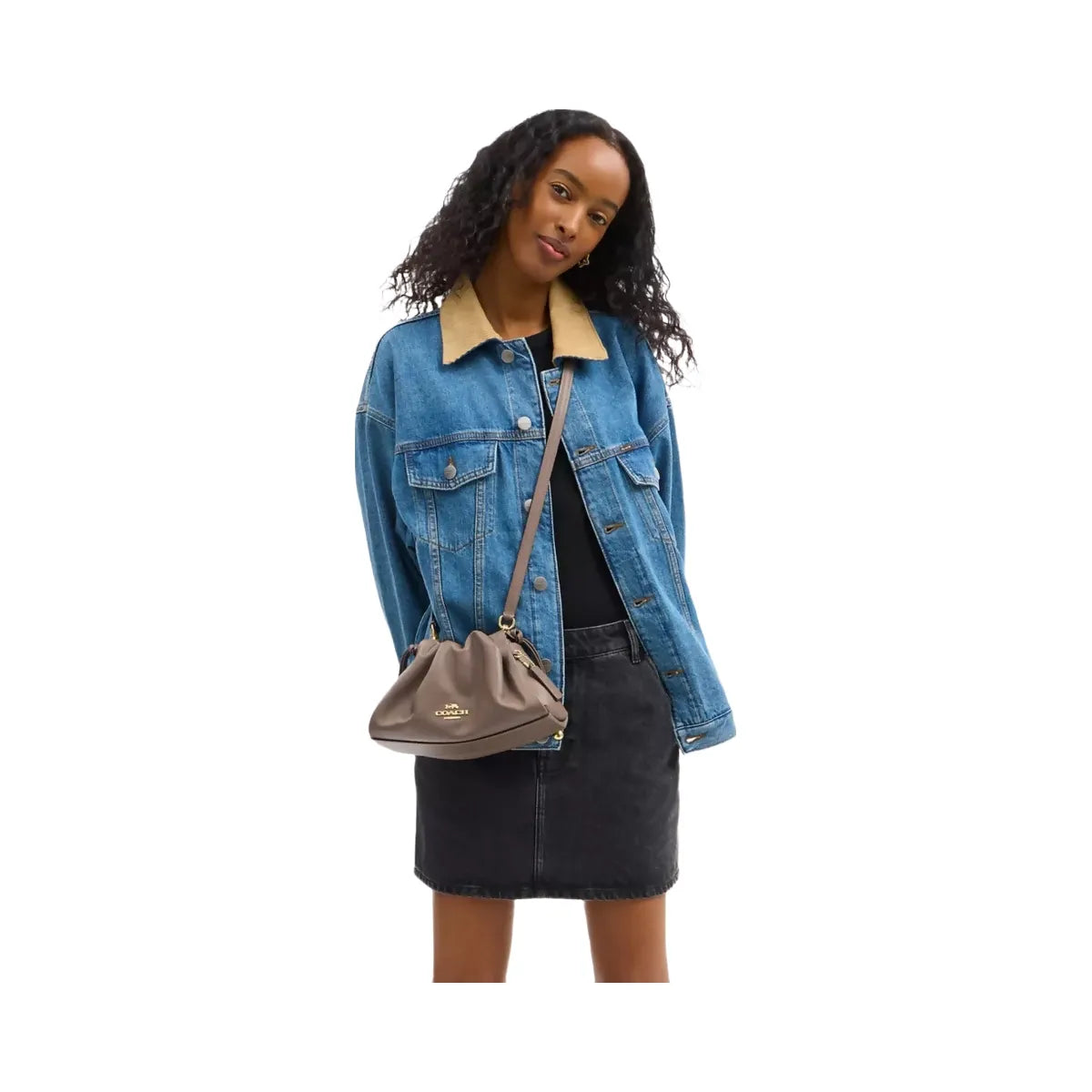 Coach Faye Shoulder Bag in Gold Dark Stone