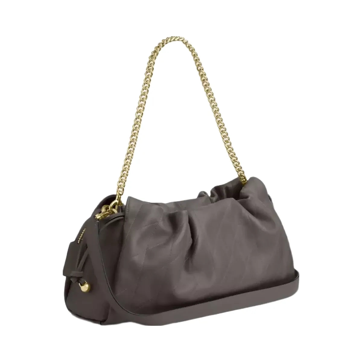 Coach Faye Large Shoulder Bag With Quilting in Gold Slate