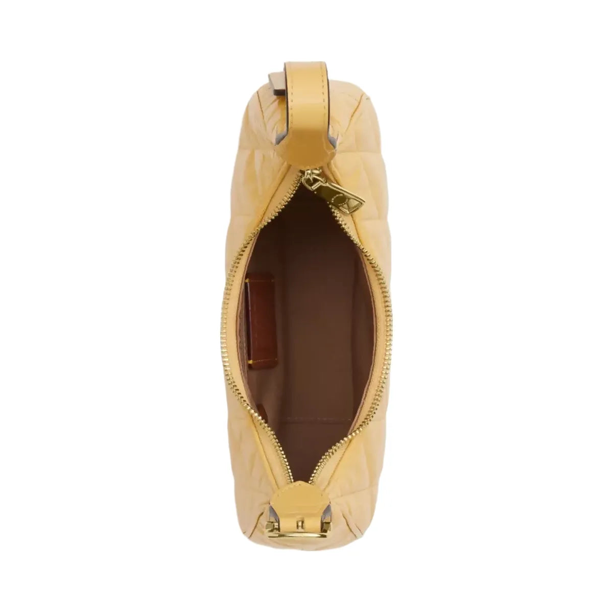 Coach Emily Shoulder Bag With Quilting in Gold Soft Yellow