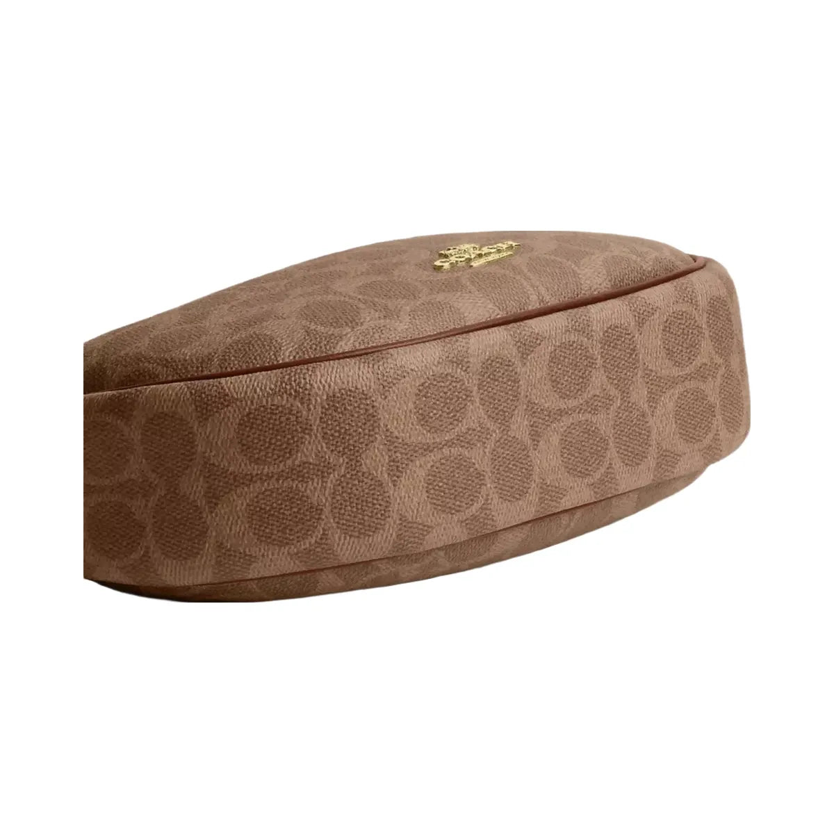 Coach Emily Shoulder Bag In Signature Canvas in Gold Tan Brown
