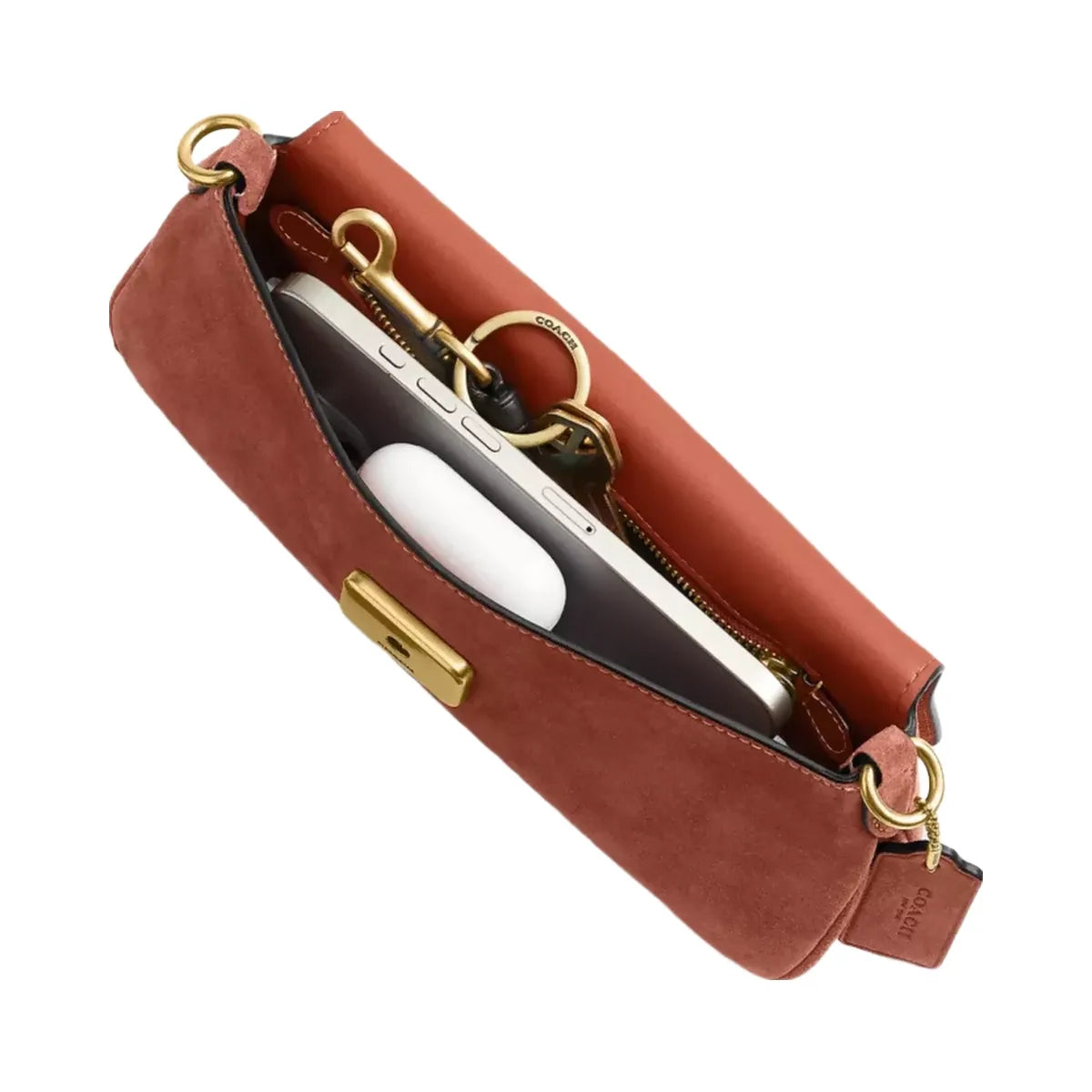 Coach Jet Shoulder Bag in Brass Clay