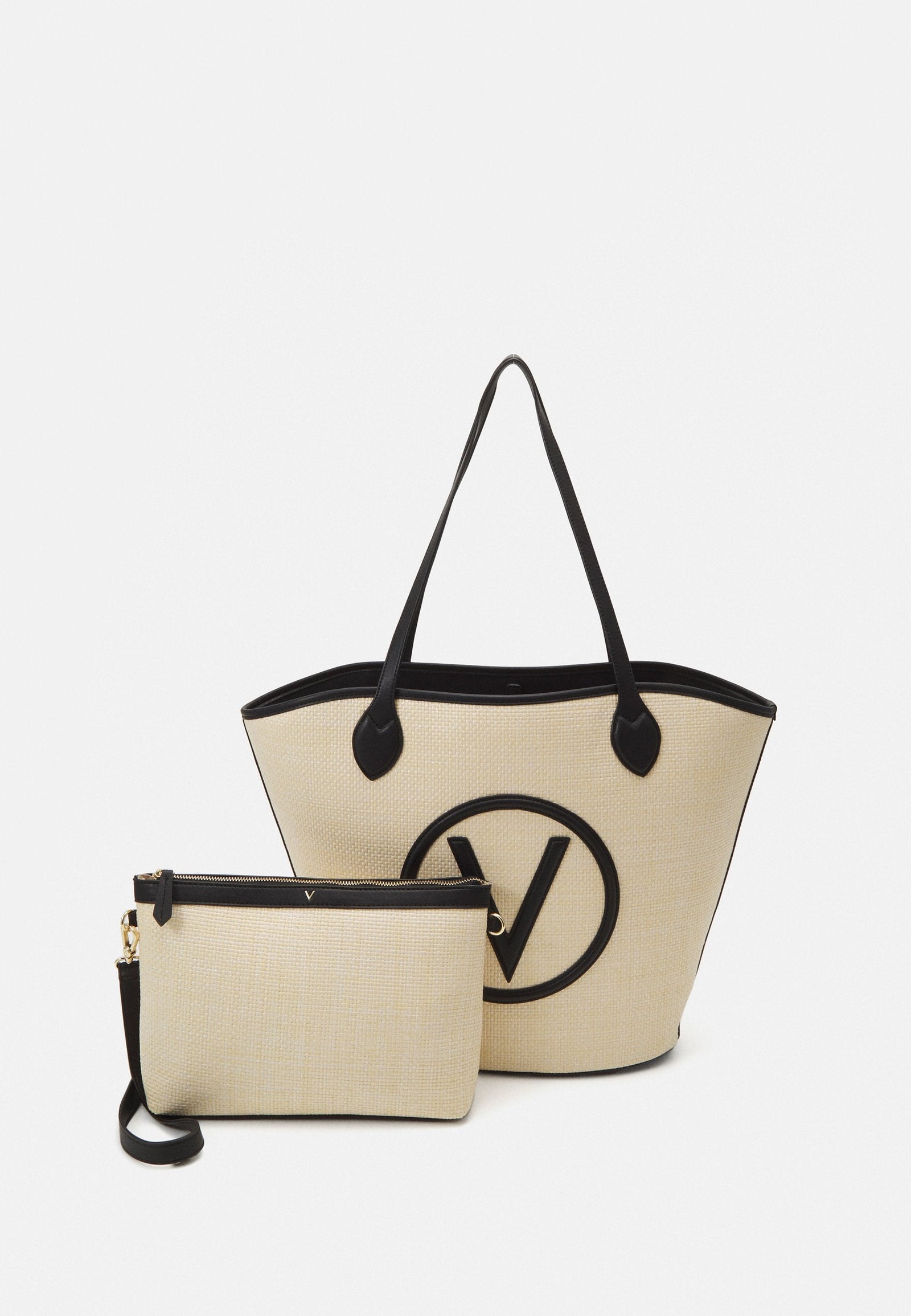Valentino Bags Covent Set - Tote Bag - Naturale/Nero