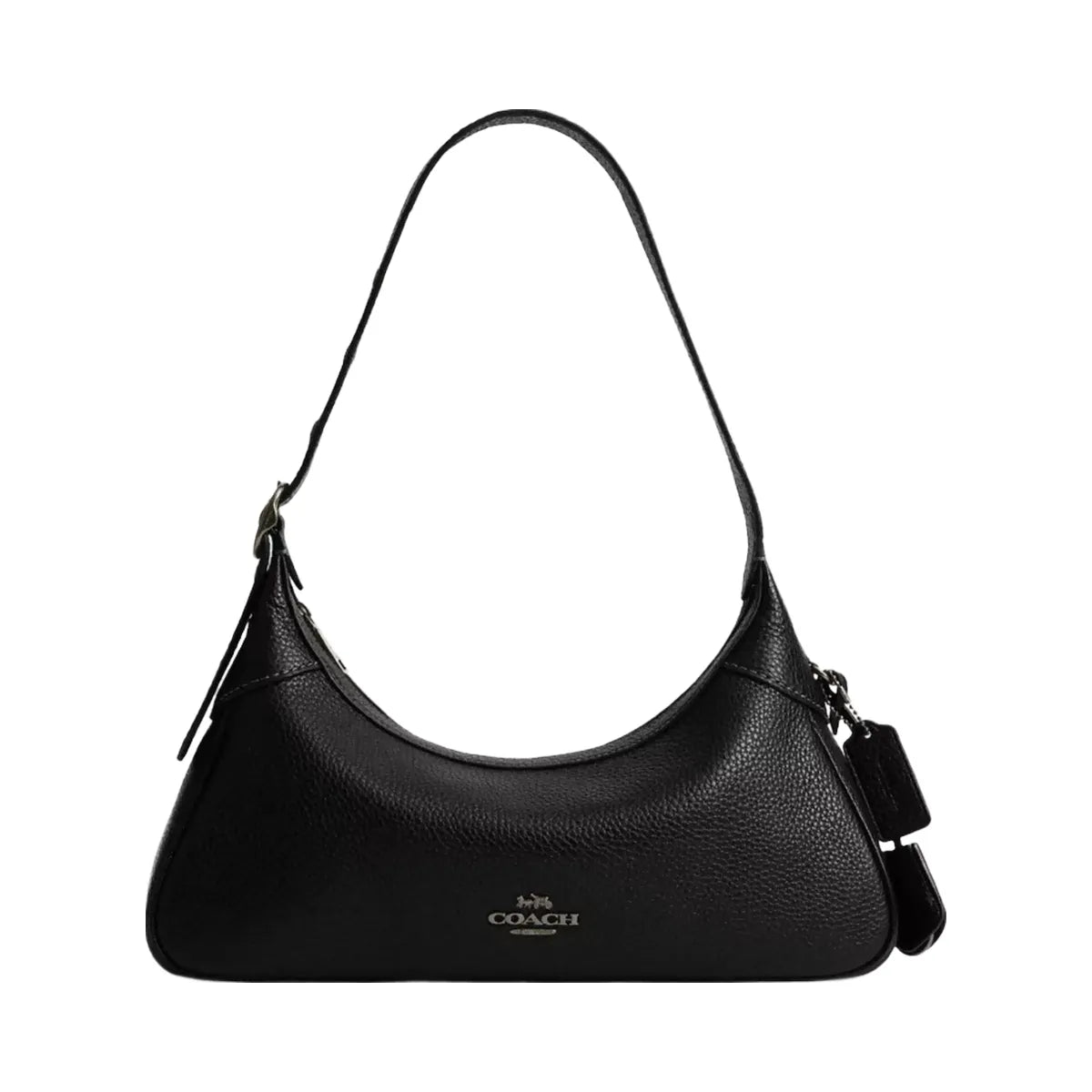 Coach Ella Small Shoulder Bag in Gunmetal Black