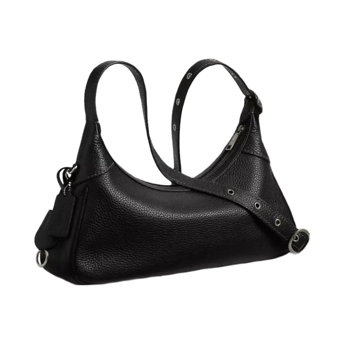 Coach Ella Small Shoulder Bag in Gunmetal Black