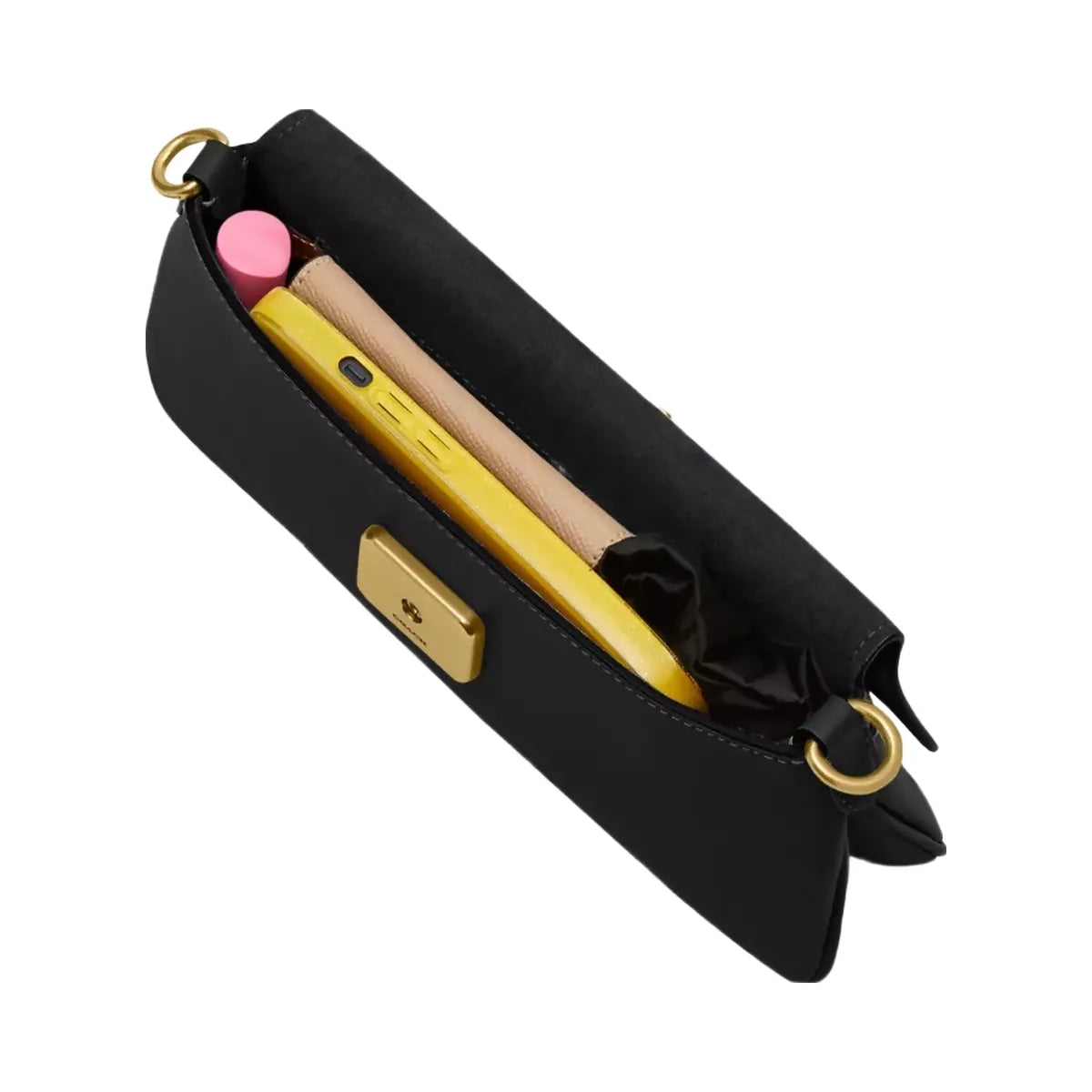 Coach Jet Shoulder Bag in Brass Black