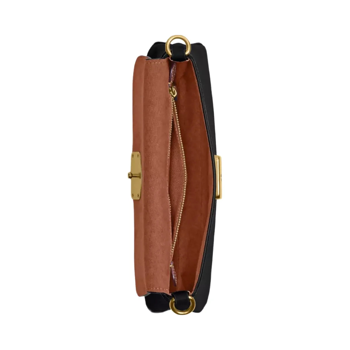 Coach Jet Shoulder Bag in Brass Black