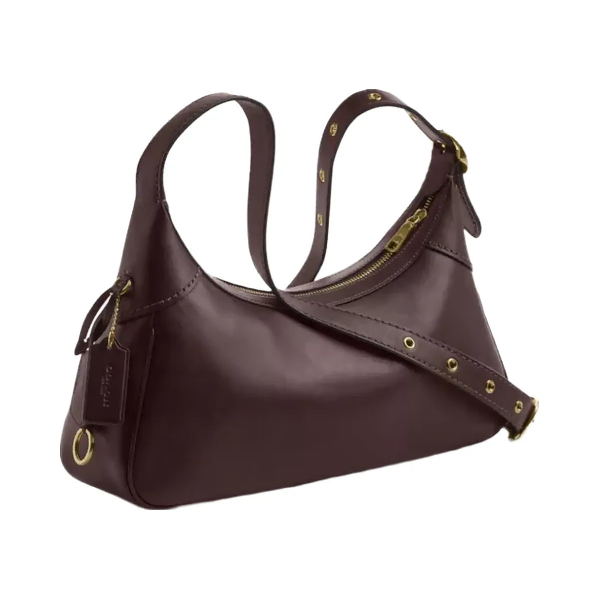 Coach Ella Small Shoulder Bag in Gold Espresso