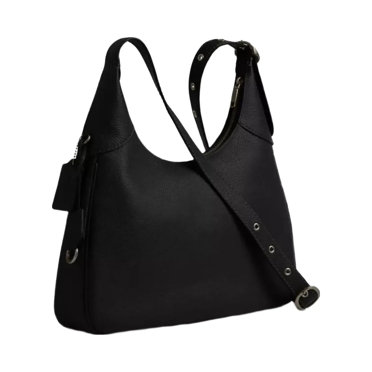 Coach Ella Shoulder Bag in Gunmetal Black