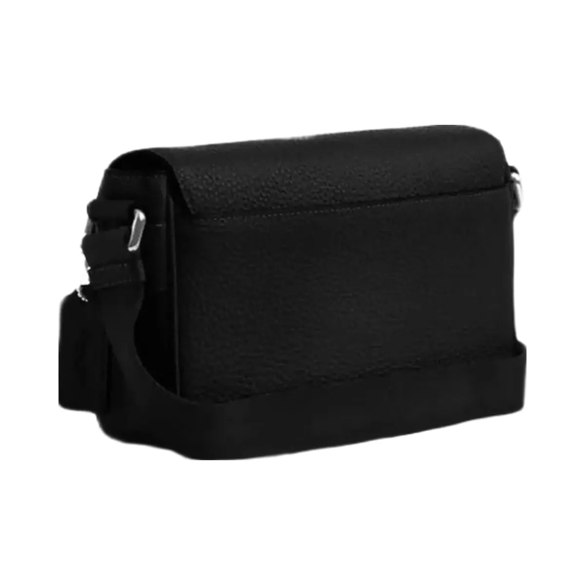 Coach Jack Small Flap Crossbody Bag in Silver Black