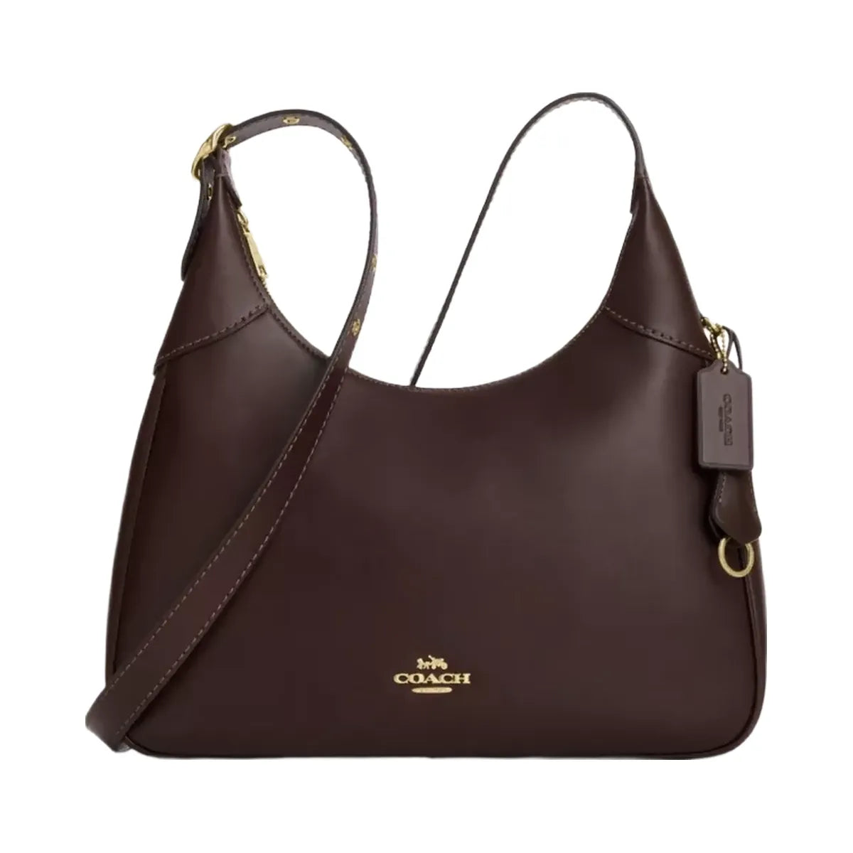 Coach Ella Shoulder Bag in Gold Espresso