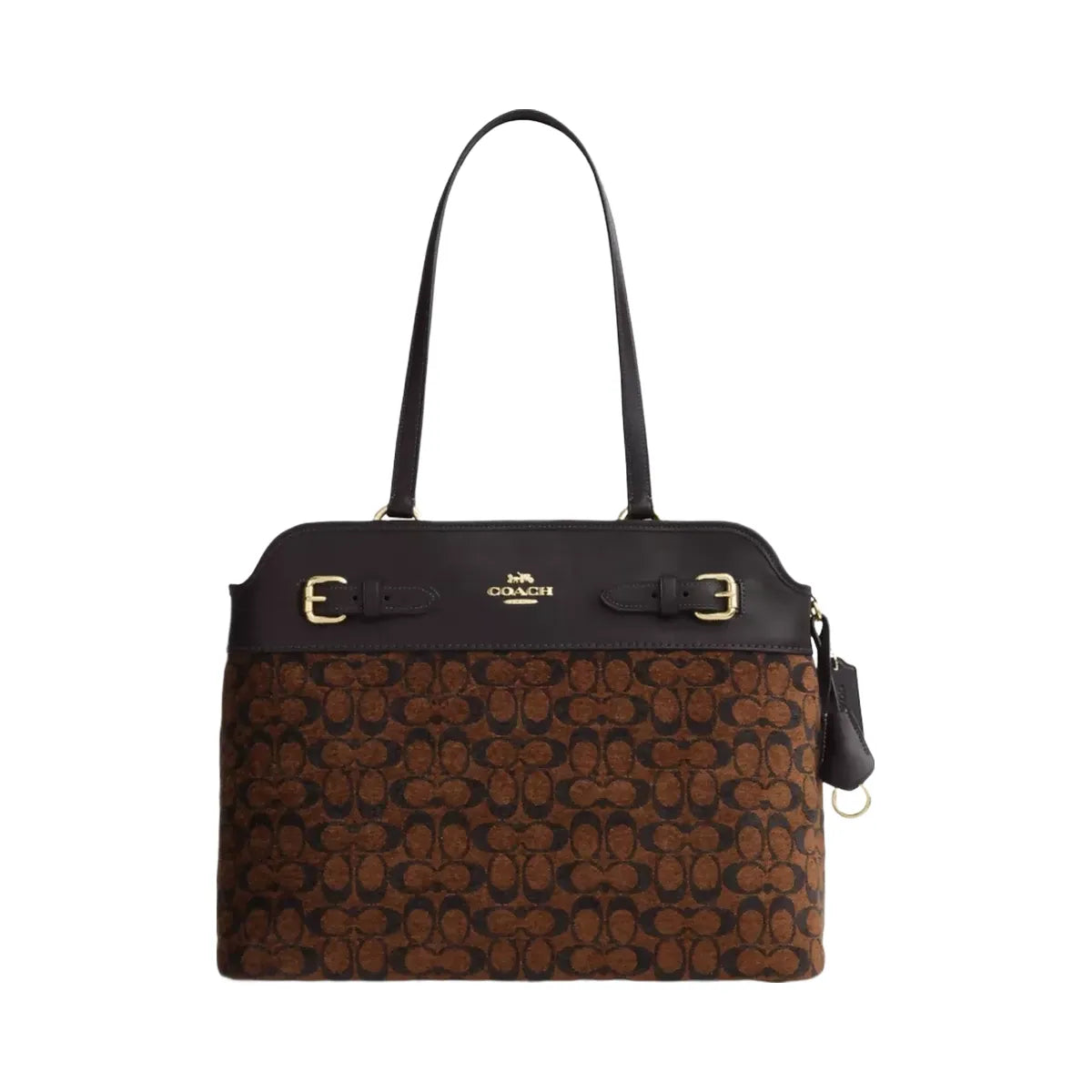 Coach Easton Tote Bag In Signature Chenille in Gold Truffle