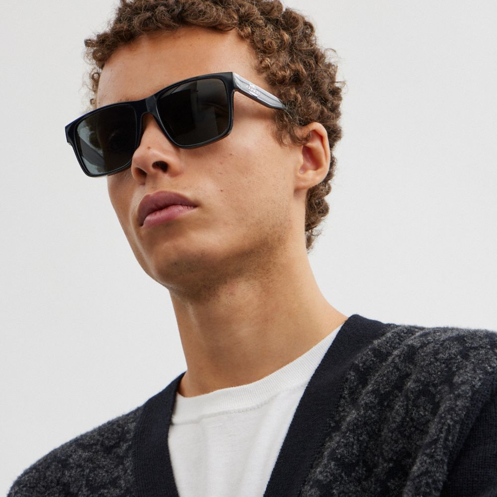 Coach Square Sunglasses Black