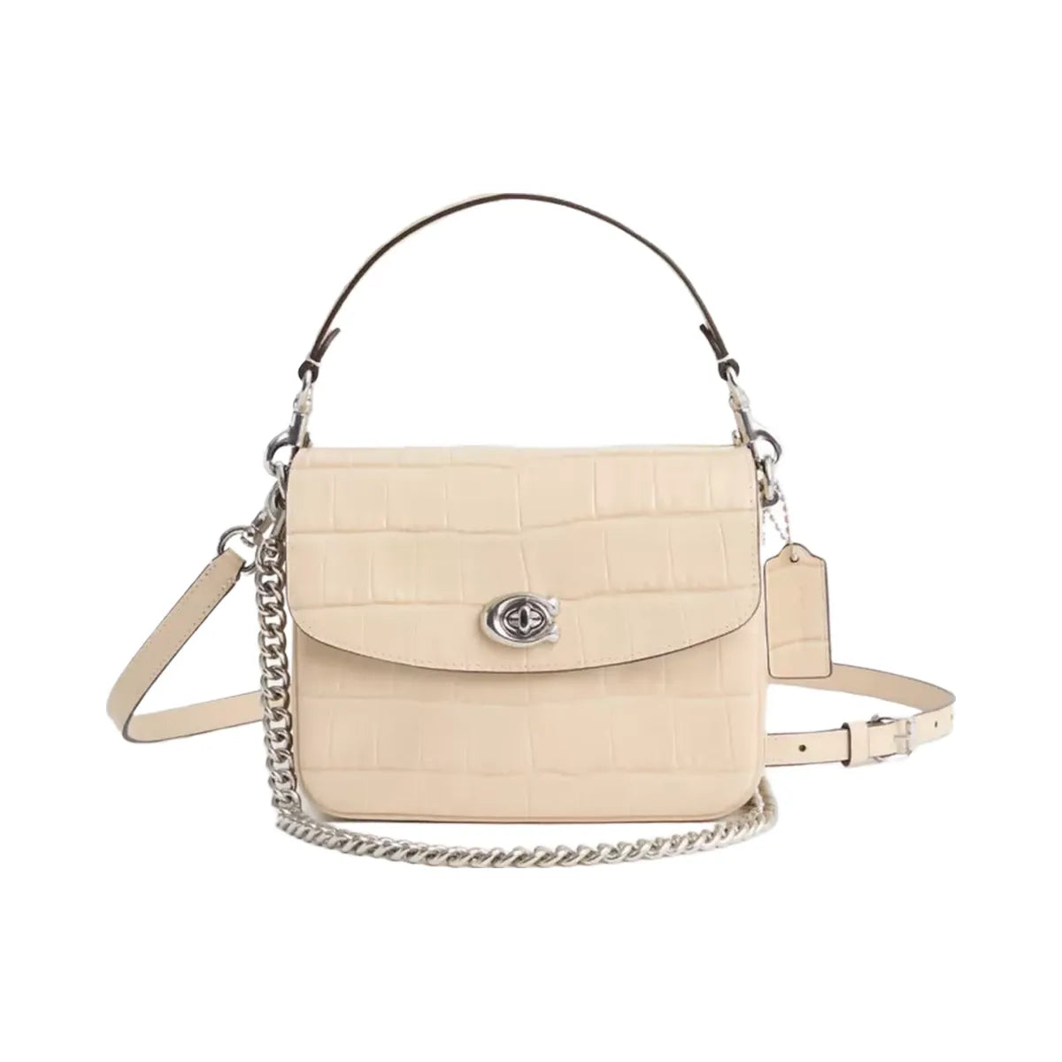 Coach Restored Cassie Crossbody Bag 19 in Silver Ivory