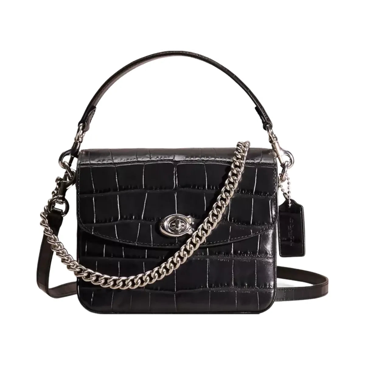 Coach Restored Cassie Crossbody Bag 19 in Silver Black