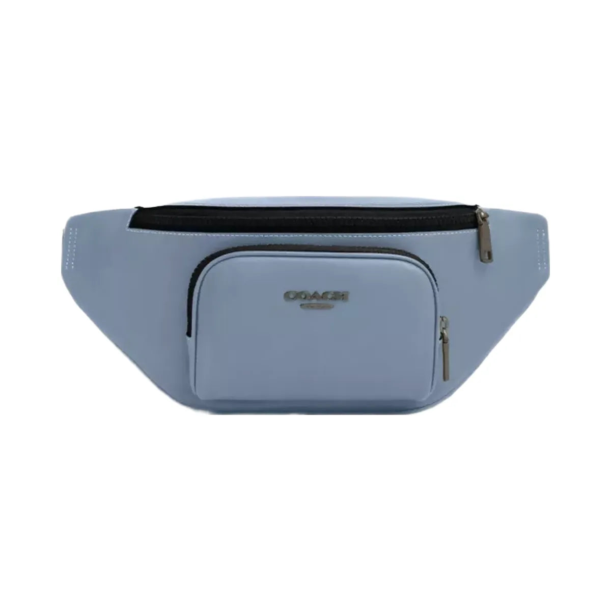 Coach Racer Small Belt Bag in Gunmetal Pale Lapis