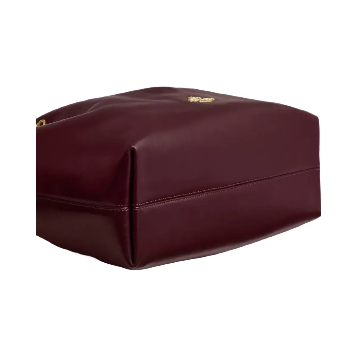 Coach Evelyn Shoulder Bag in Gold Dark Wine
