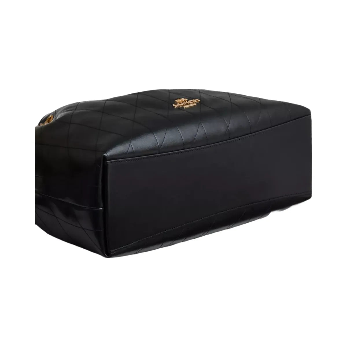 Coach Evelyn Shoulder Bag With Quilting in Gold Black