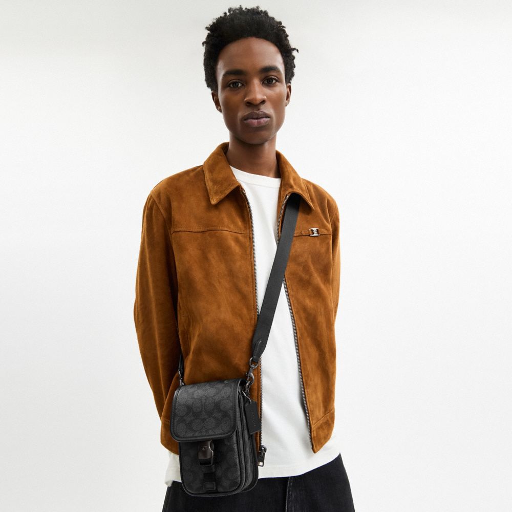 League Phone Crossbody Bag In Signature Canvas