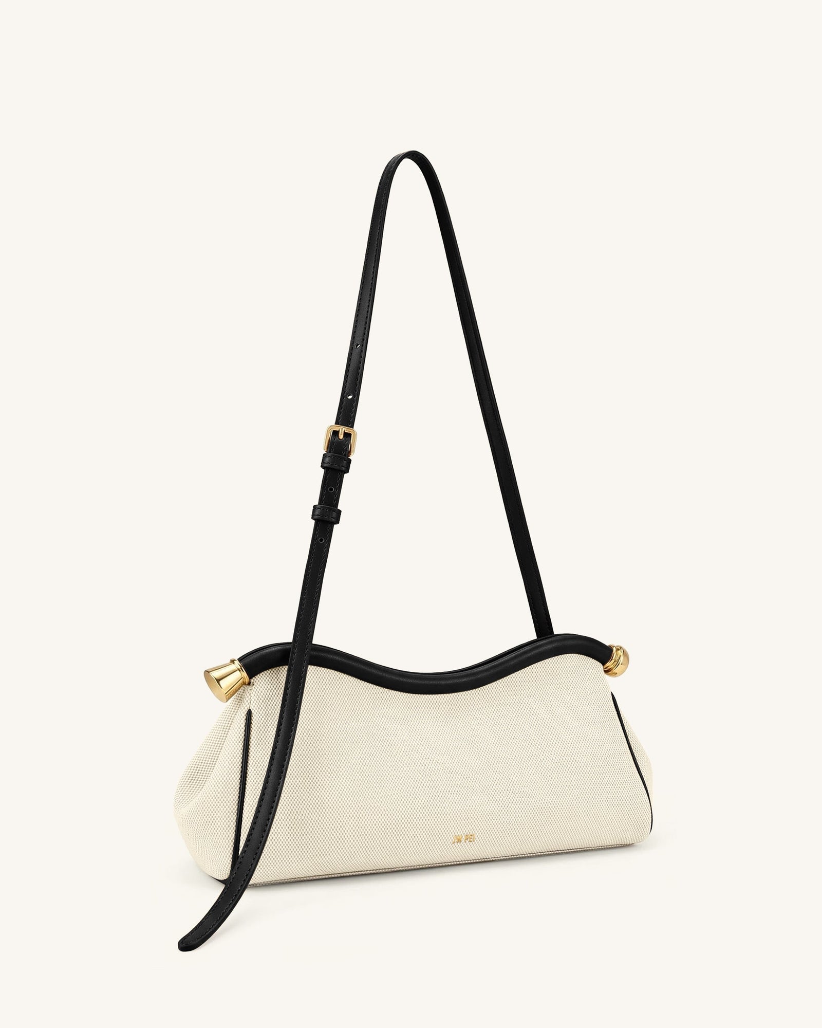 Naomi Curved Shoulder Bag - Olive Green