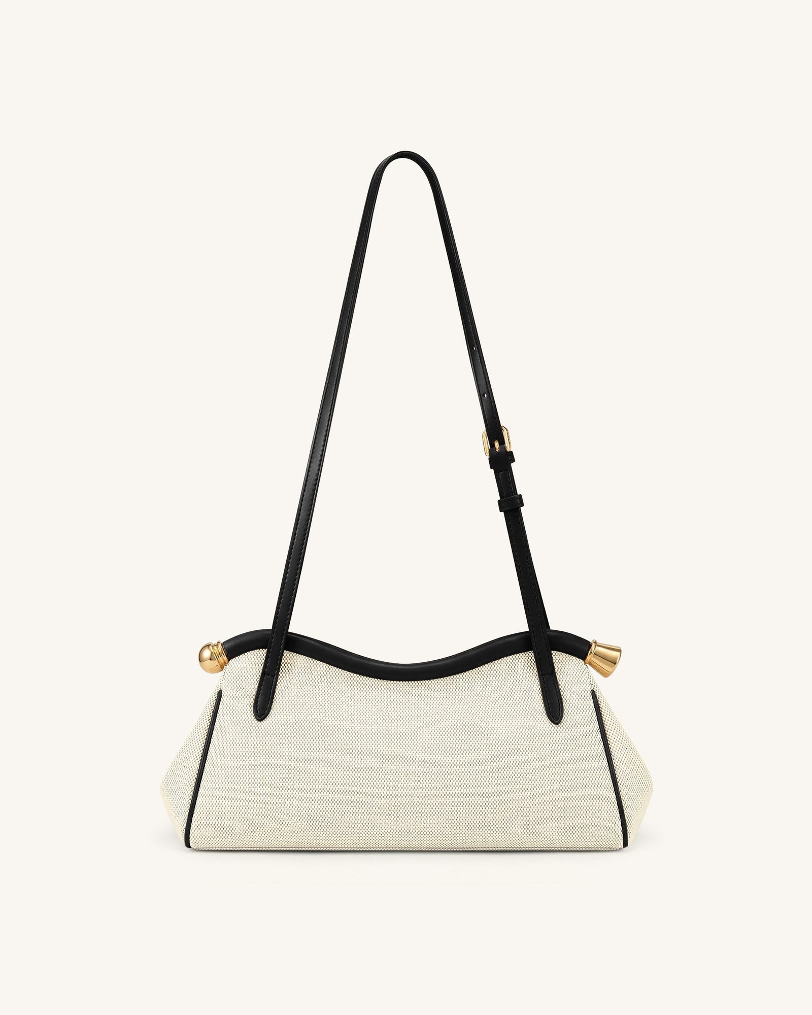 Naomi Curved Shoulder Bag - Olive Green