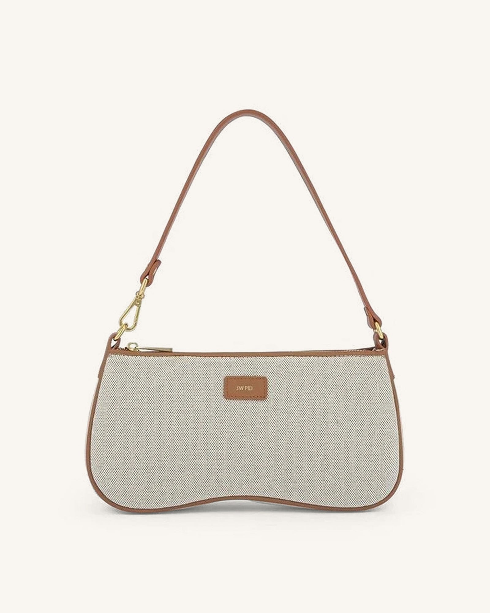Eva Shoulder Handbag - Blue Denim Weave