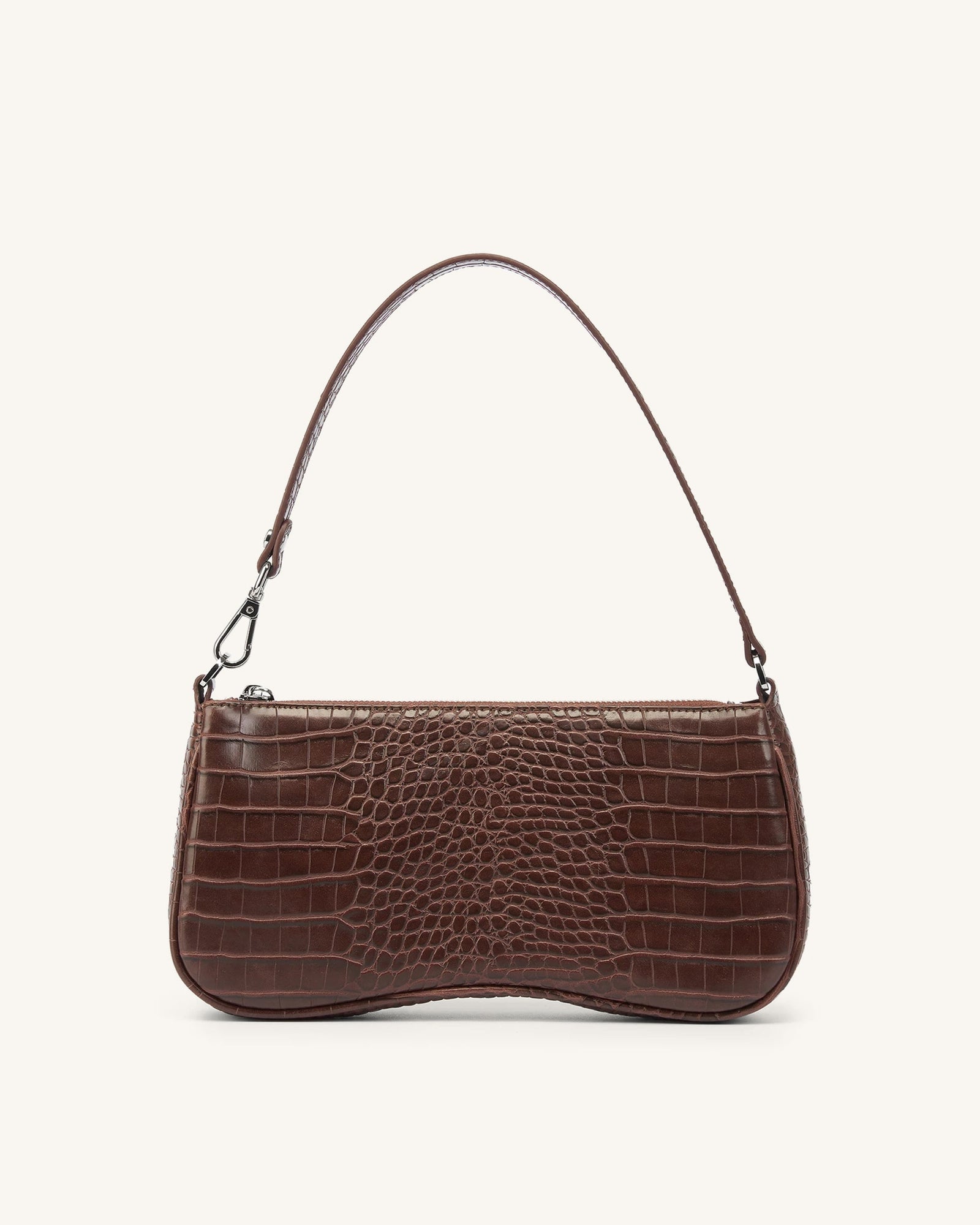 Eva Shoulder Handbag - Blue Denim Weave
