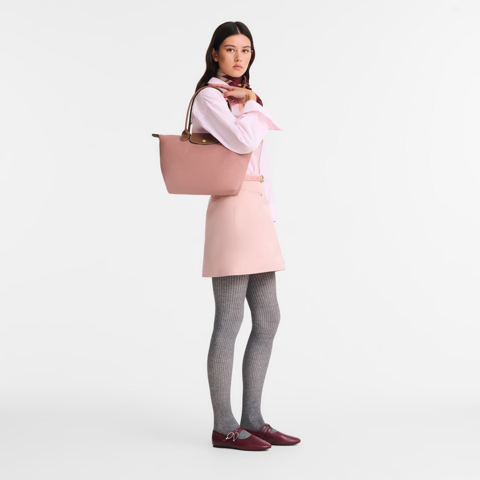 Longchamp Le Pliage Original M Tote bag Pink Tea
