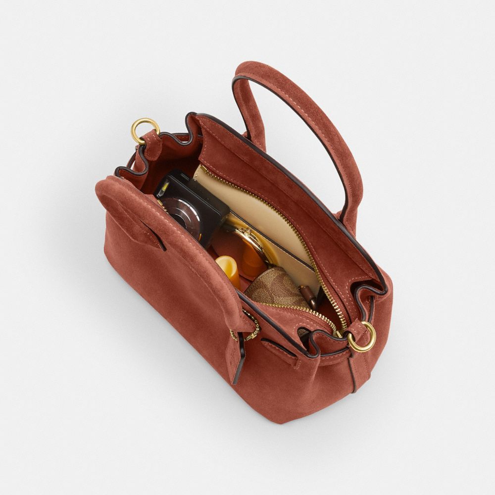 Coach Soft Empire Carryall Bag 21 Brass Clay
