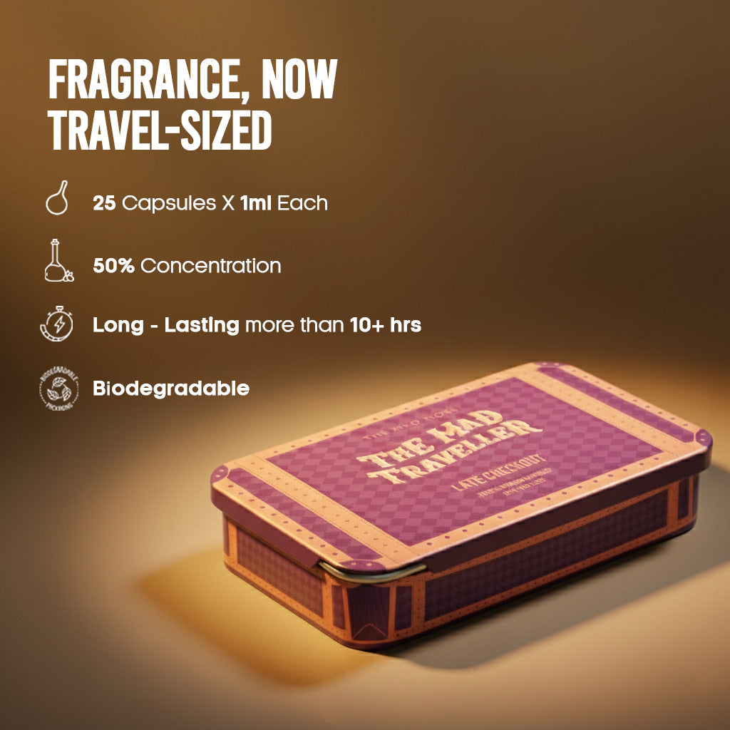Late Checkout Pocket Perfume Box - 25 Capsules