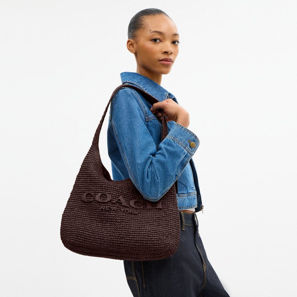 Coach Brooklyn Shoulder Bag 34 Brass Maple