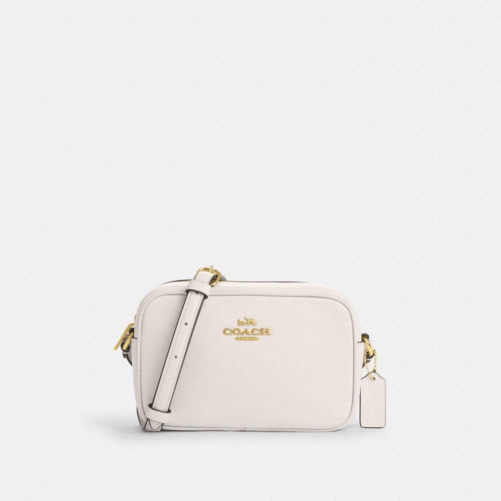 Coach Mini Jamie Camera Bag Gold Chalk
