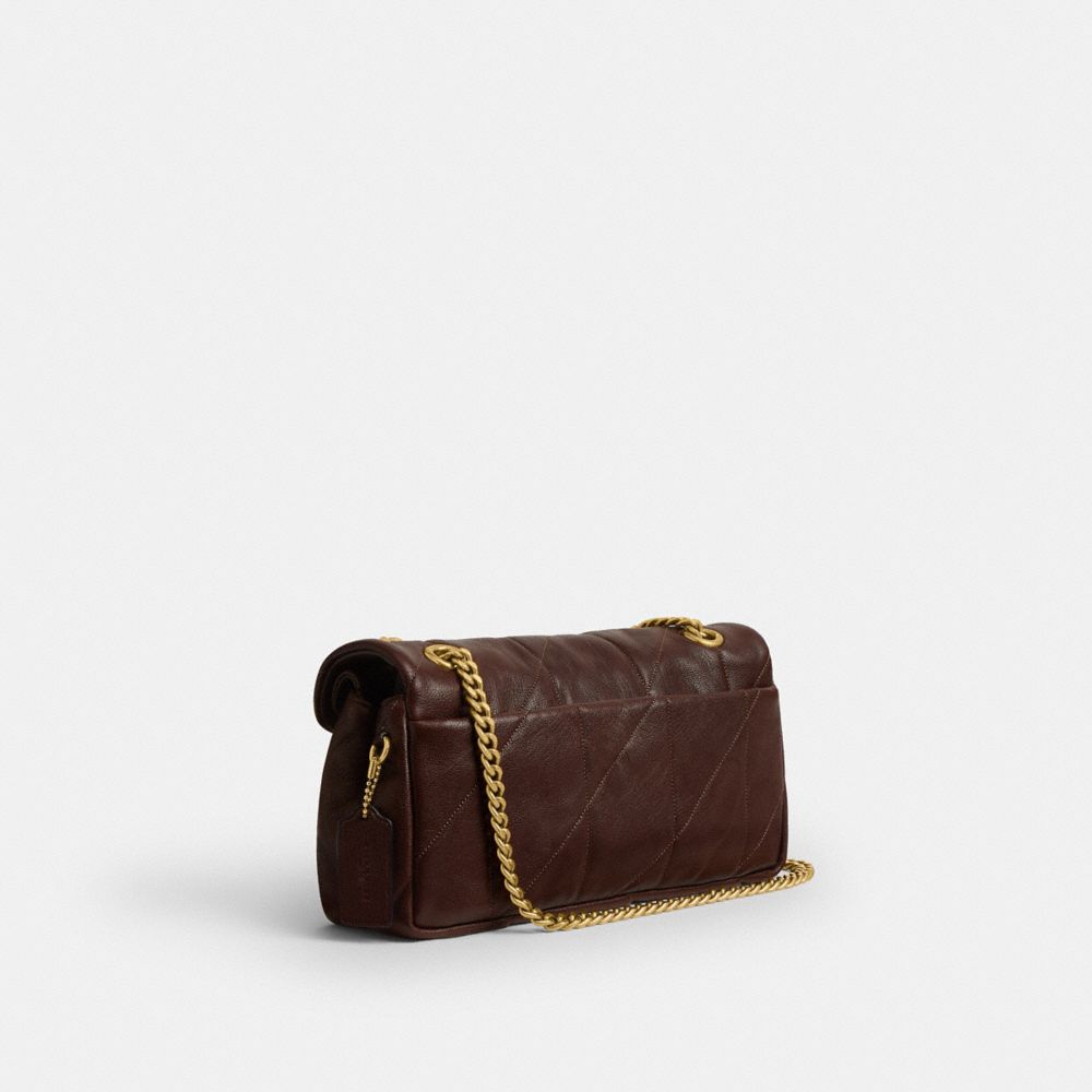 Coach Tabby Shoulder Bag 26 With Quilting Brass Maple